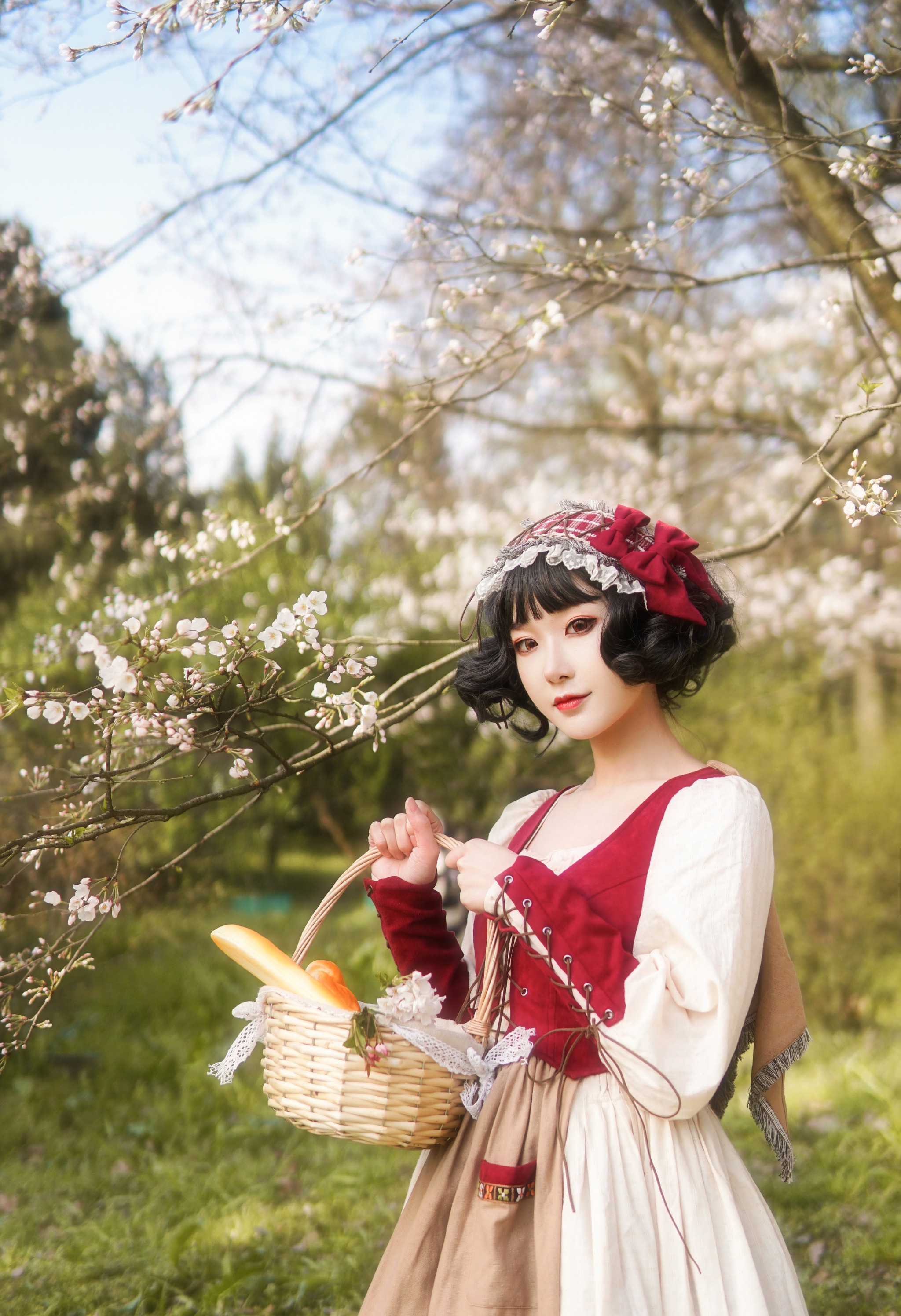 阿包也是兔娘 - NO.003 lolita红裙2 [28P]-XikXak